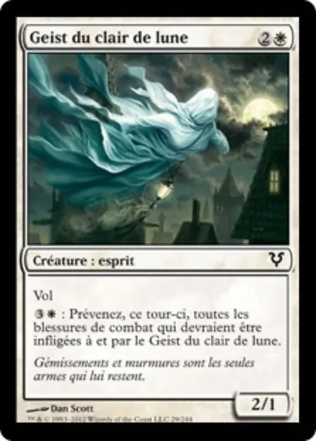 Geist du clair de lune, carte Magic AVR 29 — extension Avacyn ressuscitée