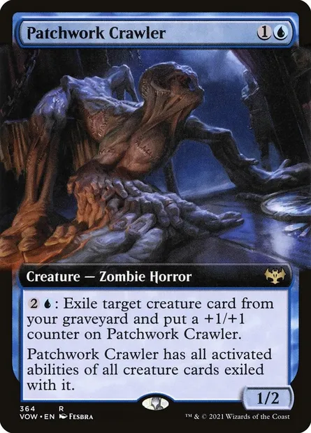 Patchwork Crawler, Magic card VOW 364 — Innistrad: Crimson Vow set