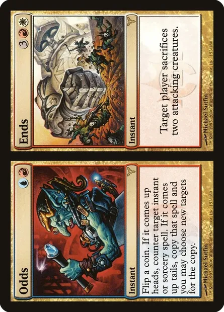 Odds // Ends, carte Magic DIS 153 — extension Discorde