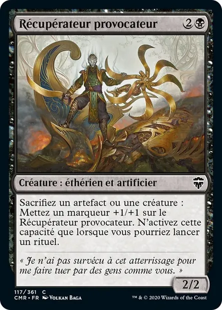 Récupérateur provocateur, carte Magic CMR 117 — extension Commander Legends