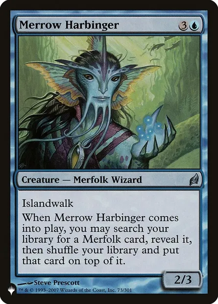 Merrow Harbinger, Magic card PLST LRW-73 — The List set