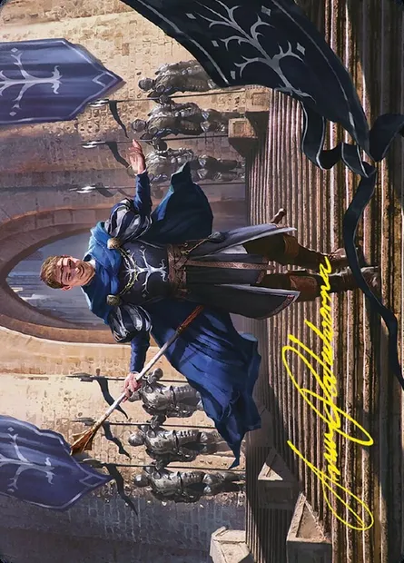 Faramir, Steward of Gondor // Faramir, Steward of Gondor, carte Magic ALTR 62 — extension Tales of Middle-earth Art Series