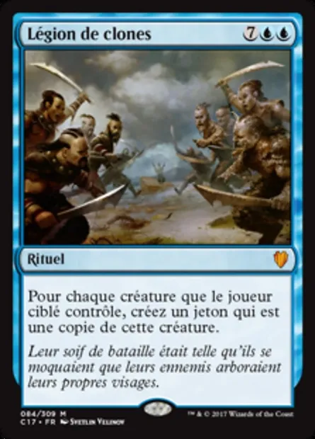 Légion de clones, carte Magic C17 84 — extension Commander 2017