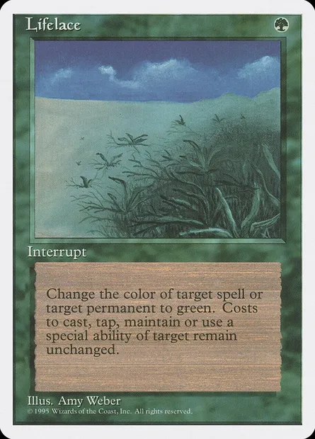 Lifelace, Magic card 4ED 258 — Fourth Edition set