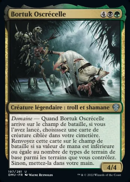 Bortuk Oscrécelle, carte Magic DMU 197 — extension Dominaria Uni