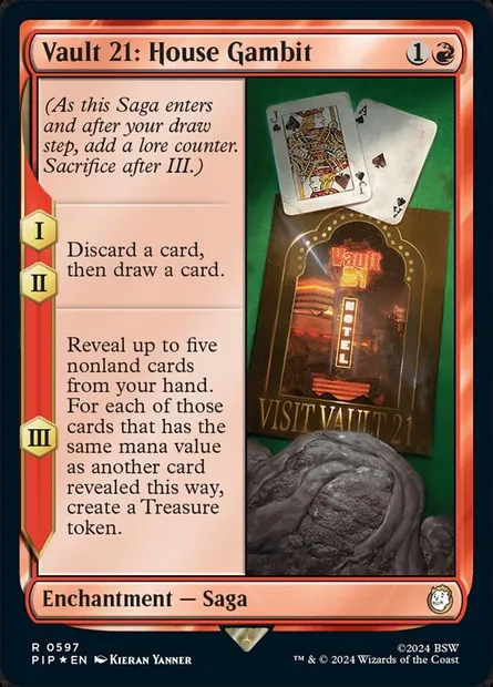 Vault 21: House Gambit, Magic card PIP 597 — Fallout set