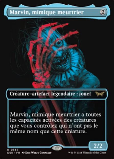 Marvin, mimique meurtrier, carte Magic DSK 367 — extension Duskmourn: House of Horror