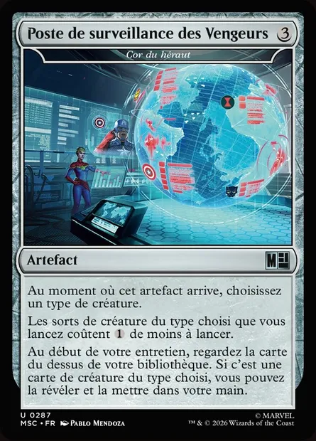 Cor du héraut, carte Magic MSC 287 — extension Marvel Super Heroes Commander