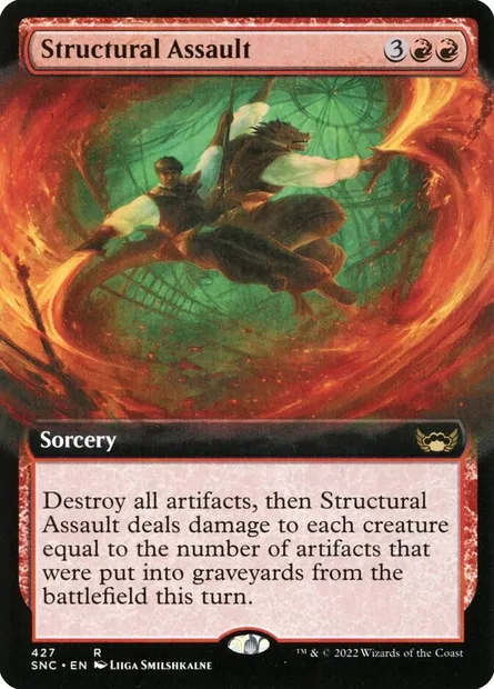 Structural Assault, Magic card SNC 427 — Streets of New Capenna set