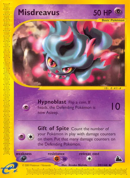 Feuforêve, carte Pokémon SK 39 — extension Skyridge