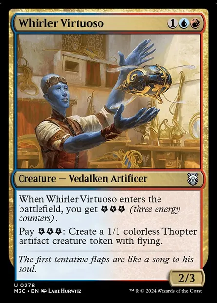 Whirler Virtuoso, Magic card M3C 278 — Modern Horizons 3 Commander set