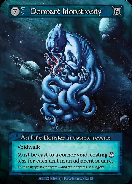 Dormant Monstrosity, Sorcery card GOT 057 — Gothic set