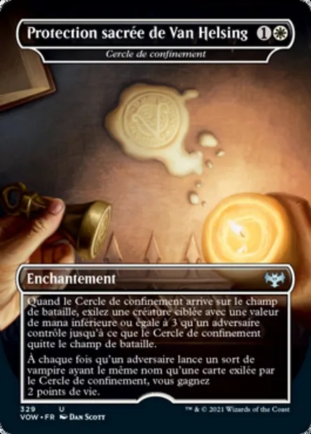 Cercle de confinement, carte Magic VOW 329 — extension Innistrad : noce écarlate