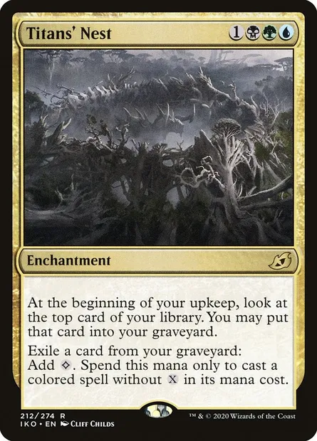 Titans' Nest, Magic card IKO 212 — Ikoria: Lair of Behemoths set