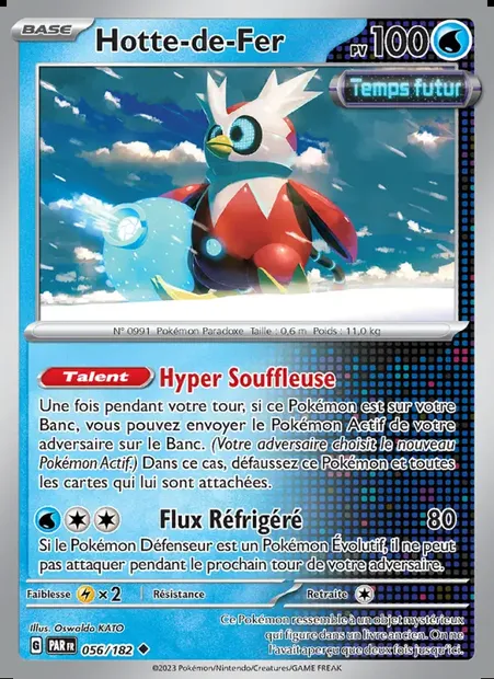 Hotte-de-Fer, carte Pokémon PAR 056 — extension Faille Paradoxe