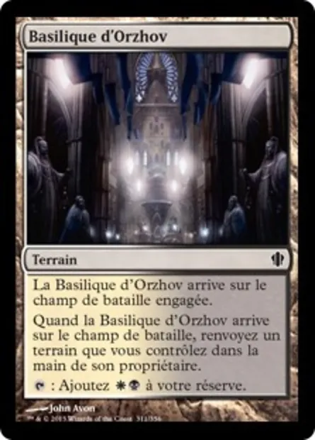 Basilique d'Orzhov, carte Magic C13 311 — extension Commander 2013