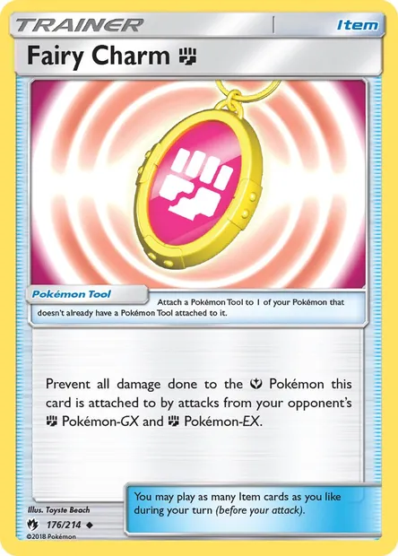 Fairy Charm Fighting, Pokémon card LOT 176 — Lost Thunder set