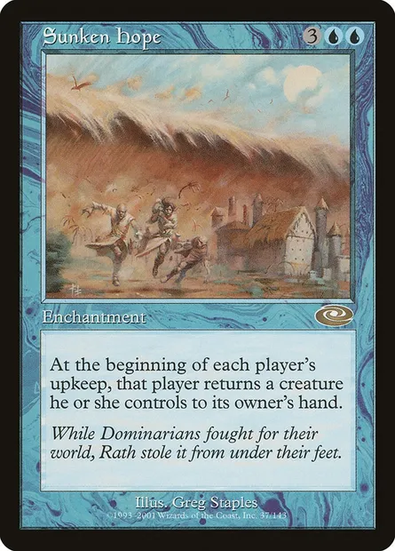 Sunken Hope, Magic card PLS 37 — Planeshift set