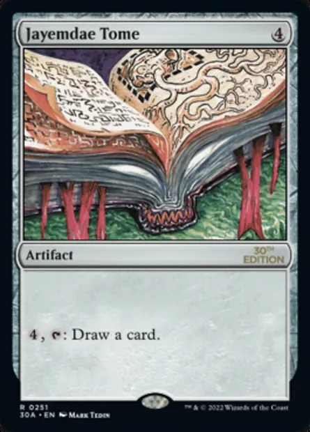 Grimoire de Jayemdae, carte Magic 30A 251 — extension 30th Anniversary Edition