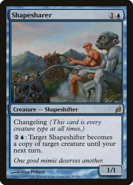 Shapesharer, Magic card LRW 85 — Lorwyn set
