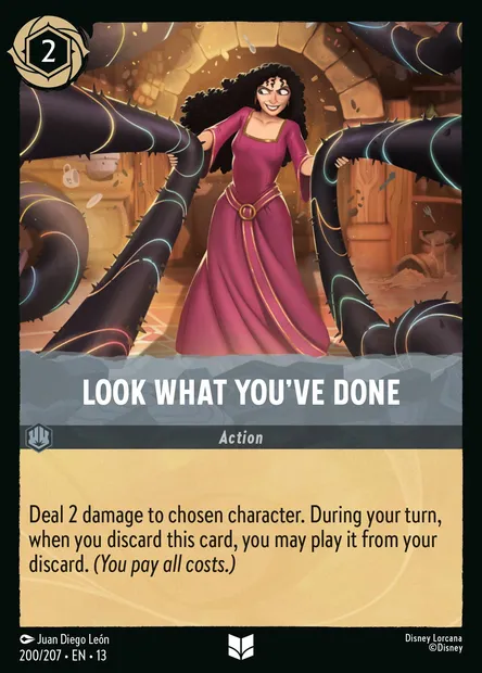 Look What You've Done, Disney Lorcana card CH13-200 — Attack of the Vine! set