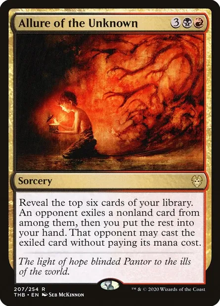 Allure of the Unknown, Magic card THB 207 — Theros Beyond Death set