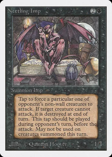 Nettling Imp, Magic card 2ED 118 — Unlimited Edition set