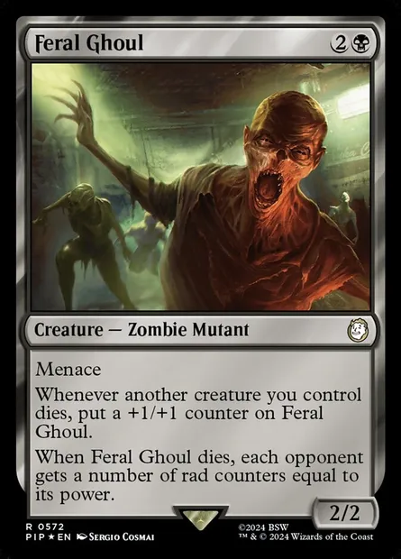 Goule sauvage, carte Magic PIP 572 — extension Fallout