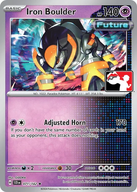 Iron Boulder, Pokémon card PPS 071-2 — Play! Pokémon Prize Pack Series set