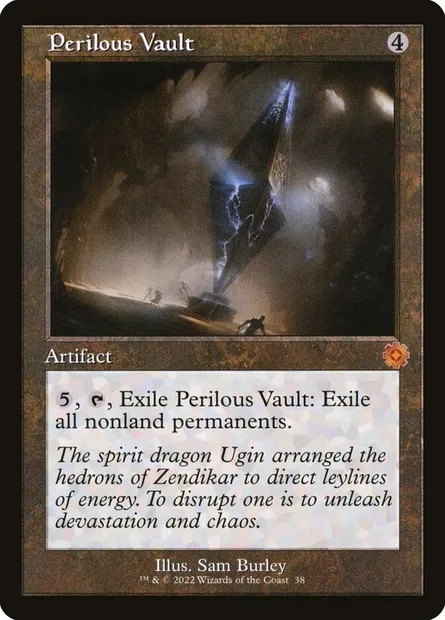 Perilous Vault, Magic card BRR 38 — The Brothers' War Retro Artifacts set
