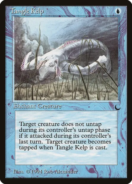 Tangle Kelp, Magic card DRK 37 — The Dark set