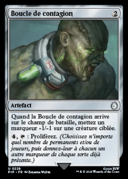 Boucle de contagion, carte Magic PIP 229 — extension Fallout