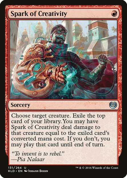 Spark of Creativity, Magic card KLD 131 — Kaladesh set