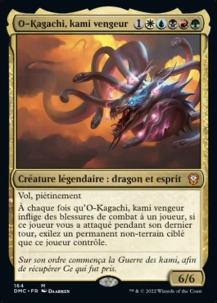 O-Kagachi, kami vengeur, carte Magic DMC 164 — extension Dominaria United Commander