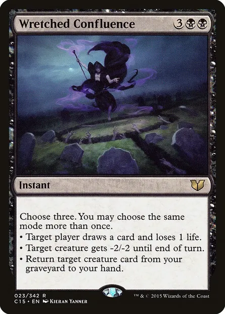 Wretched Confluence, Magic card C15 23 — Commander 2015 set