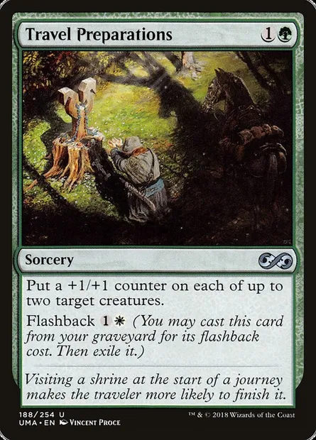 Travel Preparations, Magic card UMA 188 — Ultimate Masters set