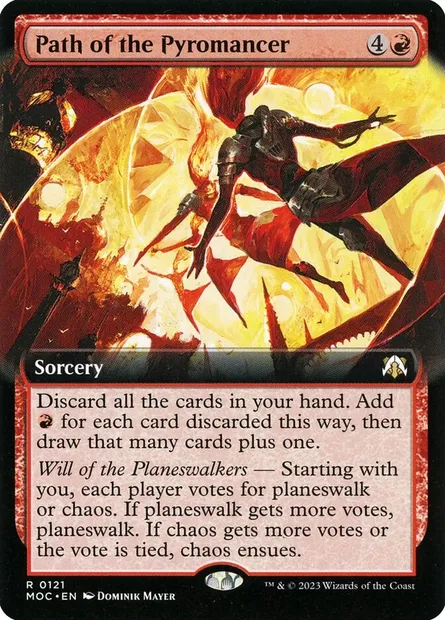 Path of the Pyromancer, Magic card MOC 121 — March of the Machine Commander set