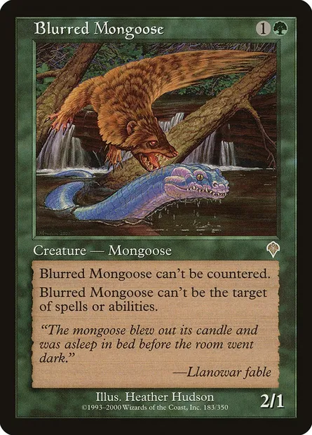 Blurred Mongoose, Magic card INV 183 — Invasion set