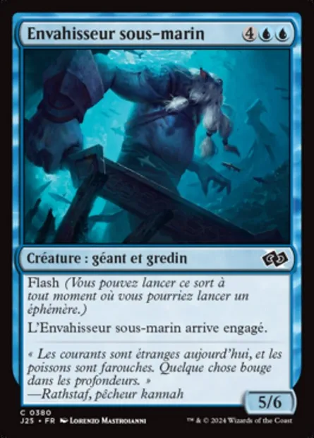 Envahisseur sous-marin, carte Magic J25 380 — extension Foundations Jumpstart