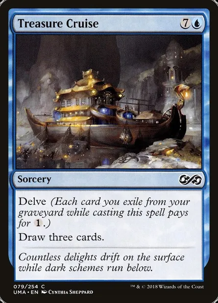 Treasure Cruise, Magic card UMA 79 — Ultimate Masters set
