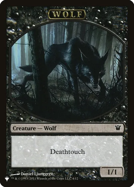 Wolf, Magic card PLST TISD-6 — The List set