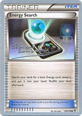Recherche d'énergie, carte Pokémon WCD13 128-4 — extension World Championship Decks 2013