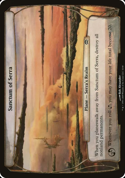 Sanctum of Serra, Magic card OHOP 32 — Planechase Planes set