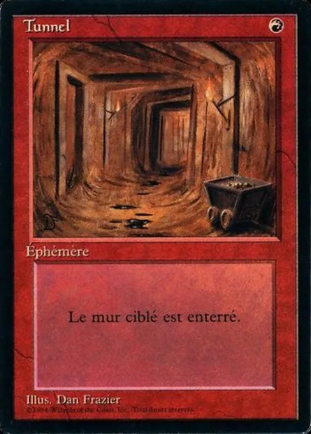 Tunnel, Magic card FBB 181 — Foreign Black Border set