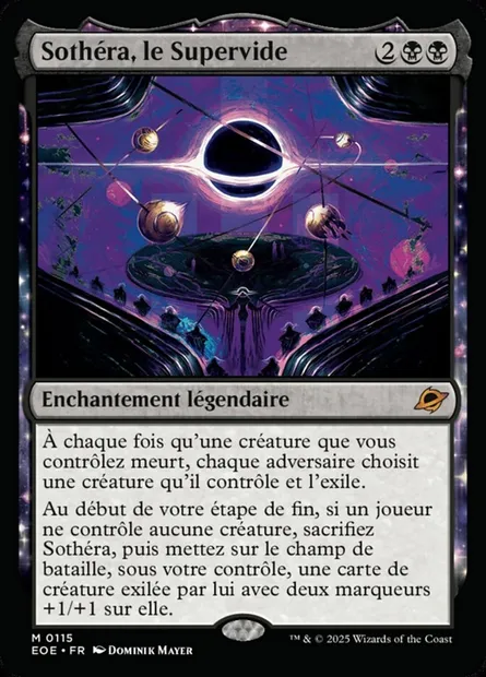 Sothéra, le Supervide, carte Magic EOE 115 — extension Edge of Eternities