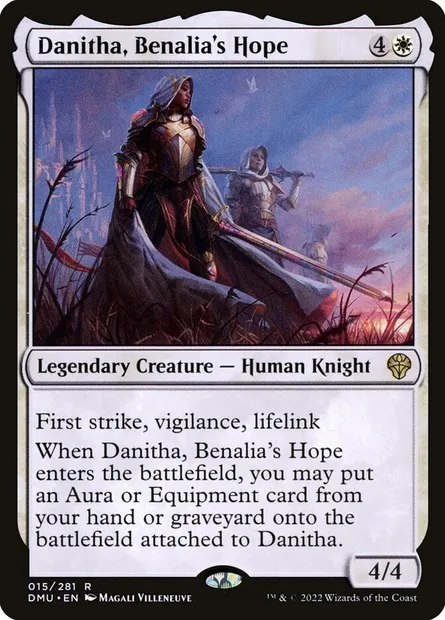 Danitha, Benalia's Hope, Magic card DMU 15 — Dominaria United set