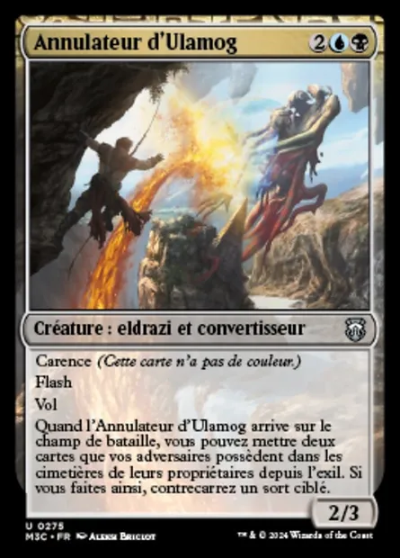 Annulateur d'Ulamog, carte Magic M3C 275 — extension Modern Horizons 3 Commander
