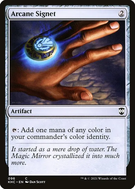 Arcane Signet, Magic card KHC 96 — Kaldheim Commander set