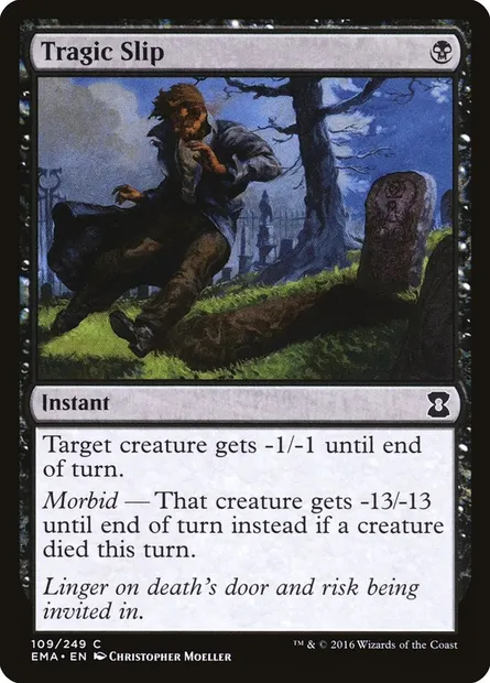 Tragic Slip, Magic card EMA 109 — Eternal Masters set