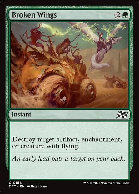 Broken Wings, Magic card DFT 156 — Aetherdrift set